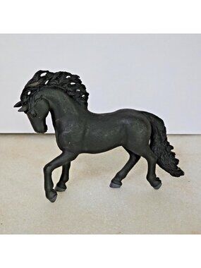 Schleich Pura Raza Española Stallion Black Horse Figure 5" Realistic